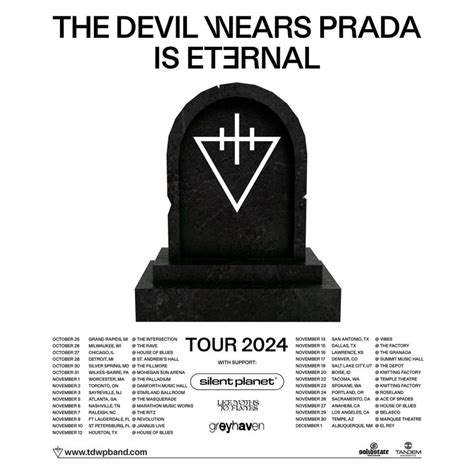 devil wears prada tour 2019|the devil wears Prada concert.